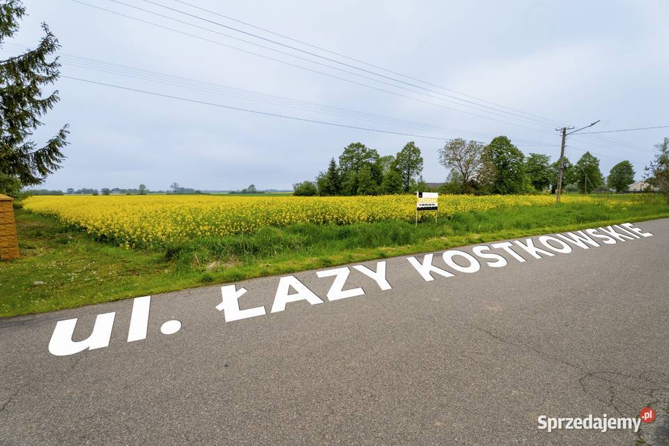 Działki Budowlane MPZP Kostków 13a 25a