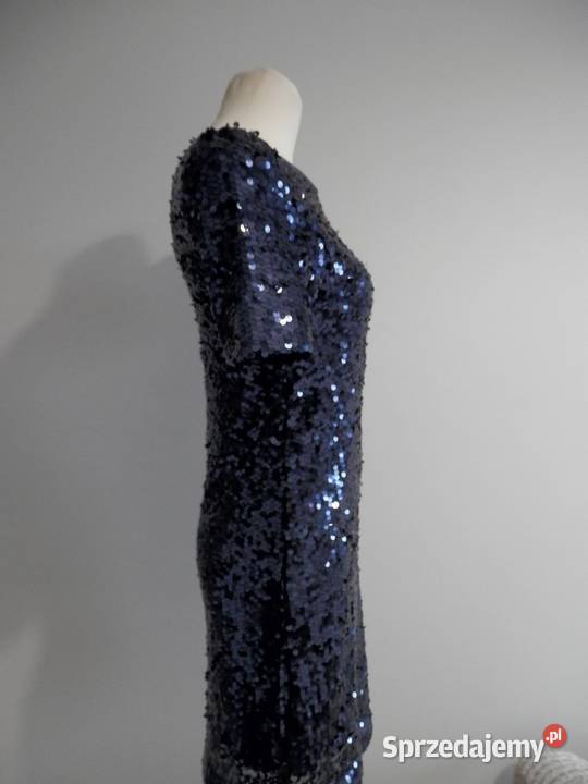 Sukienka Wieczorowa Imprezowa Klubowa Granatowa podlaskie Łomża