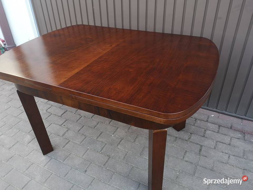 Stół ARTDECO Orzech Rozkładany Stary Antyk wielkopolskie Swarzędz sprzedam