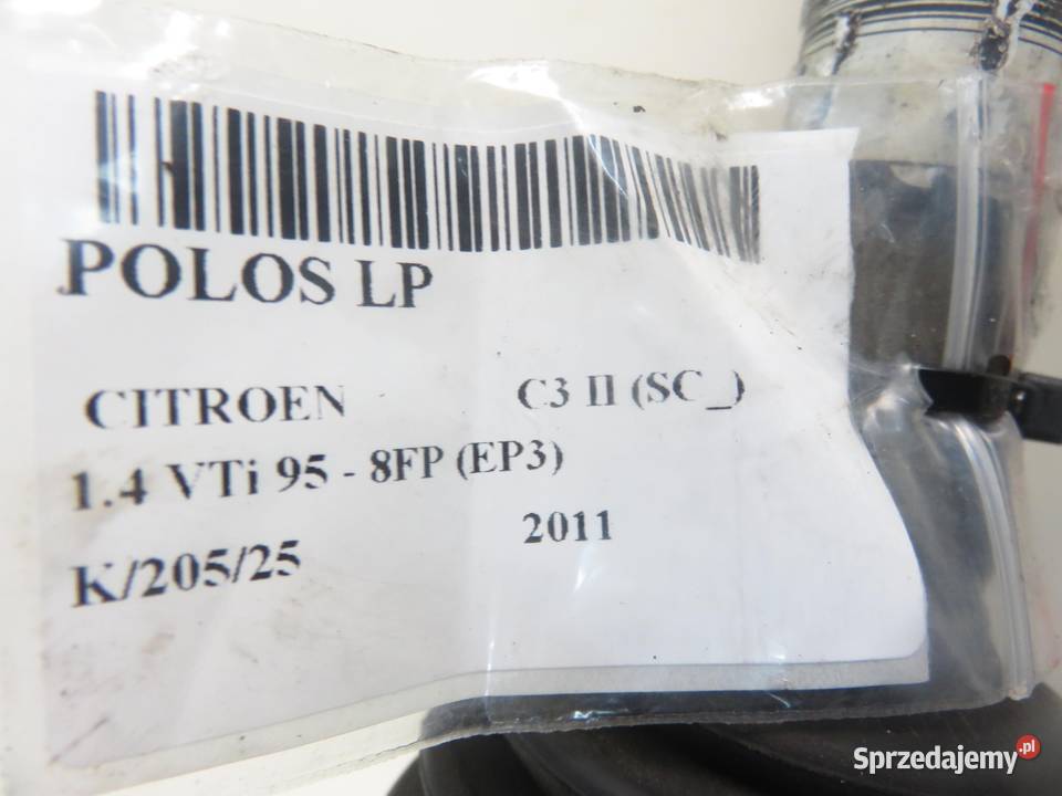 PÓŁOŚ LEWA PRZEDNIA CITROEN C3 II 14 VTi