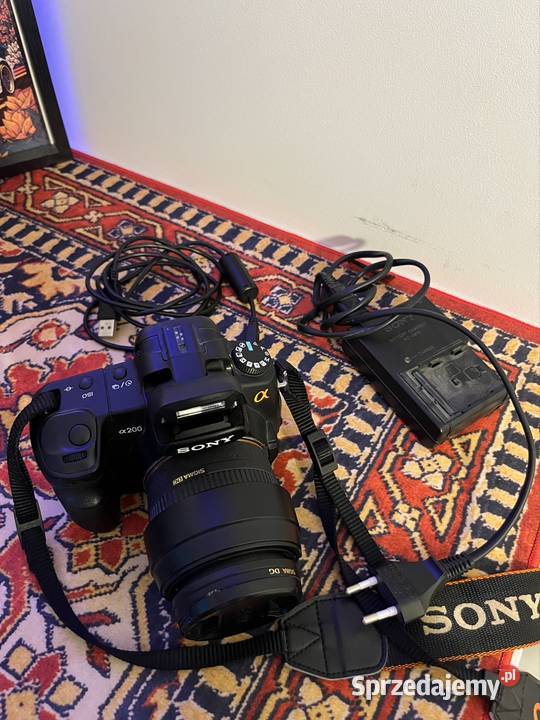 Aparat lustrzanka Sony A200 mazowieckie Zwoleń