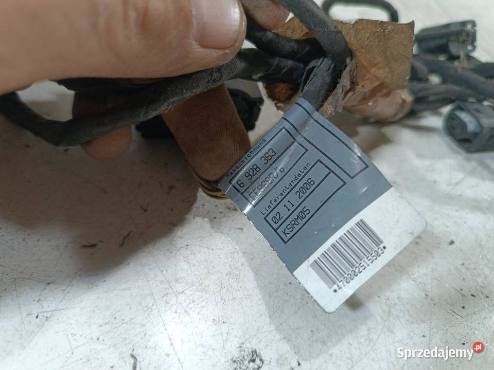 WIĄZKA INSTALACJA PDC TYŁ BMW 5 E61 6928363 sprzedam