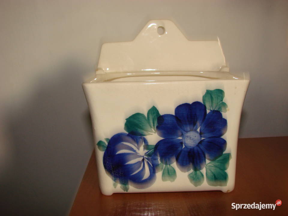 Włocławek fajansowy ścienny pojemnik na Pruszcz Gdański