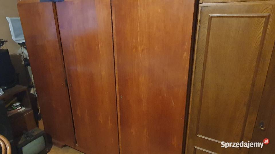 Szafa duża ubraniowa 3 drzwiowa retro vintage Warszawa
