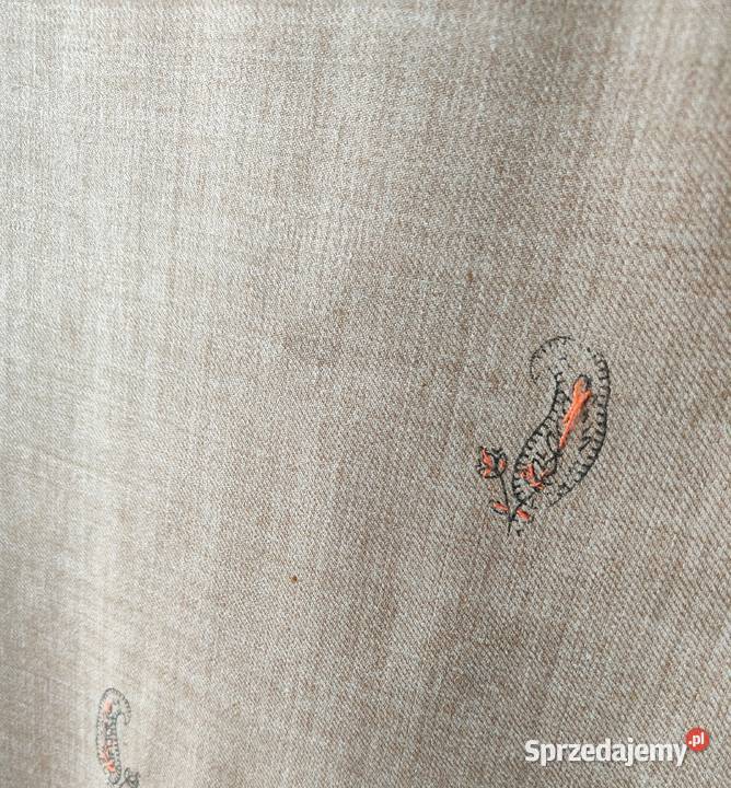 1 Duży szal orientalny haftowany haft paisley Uniseks zachodniopomorskie Szczecin