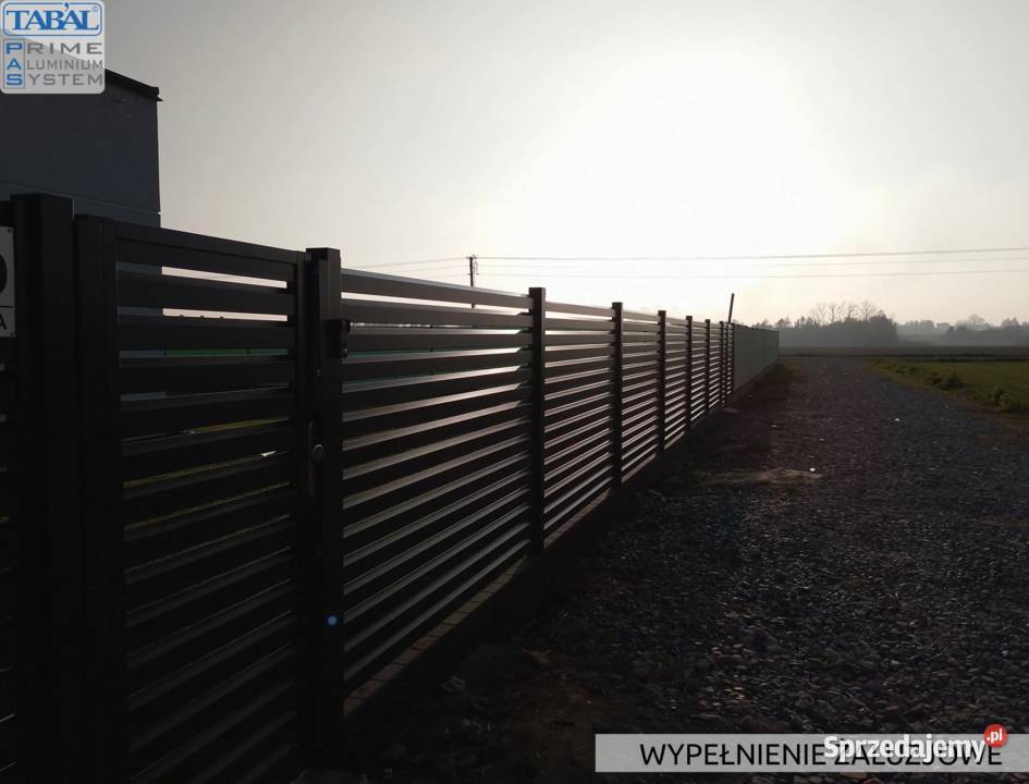 Nowoczesne ogrodzenie aluminiowe ŻALUZJOWE Lublin