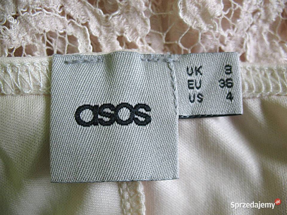 Sukienka z koronki 36 S biust 80 90 ASOS Spódnice i sukienki Siedlce