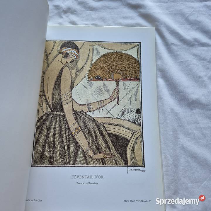 La mode parisienne art deco secesja plakat sprzedam