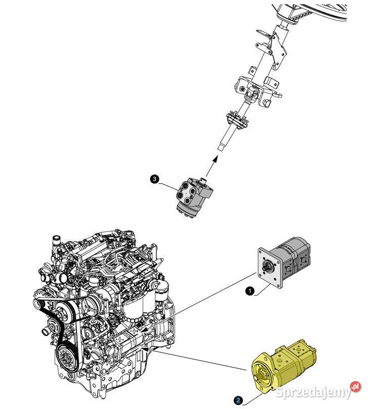 Pompa hydrauliczna CNH Case Holland 47456761 Białystok sprzedam