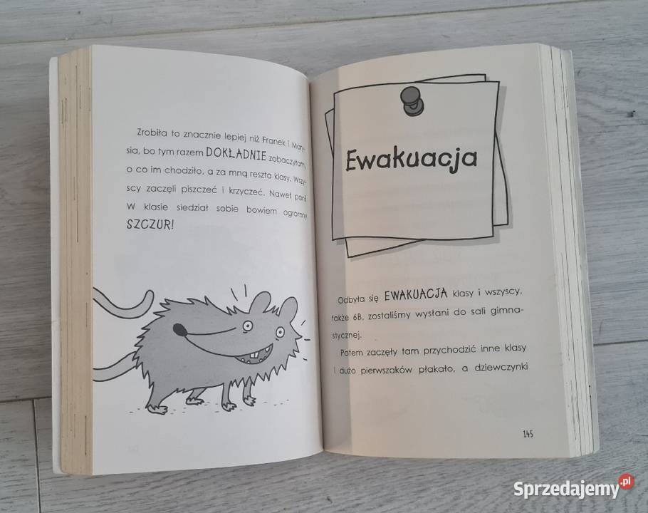 Książeczka bajki Nasz Dyrektor Jest Wampirem Łódź