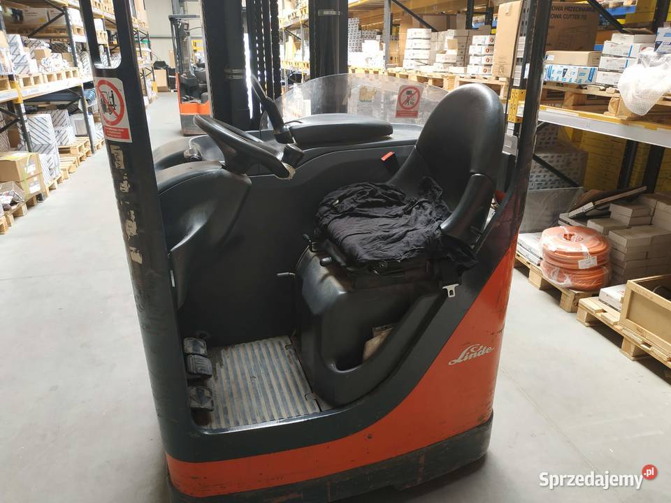 Elektryczny wózek widłowy LINDE R14 52m 14t elektryczny Świdnica