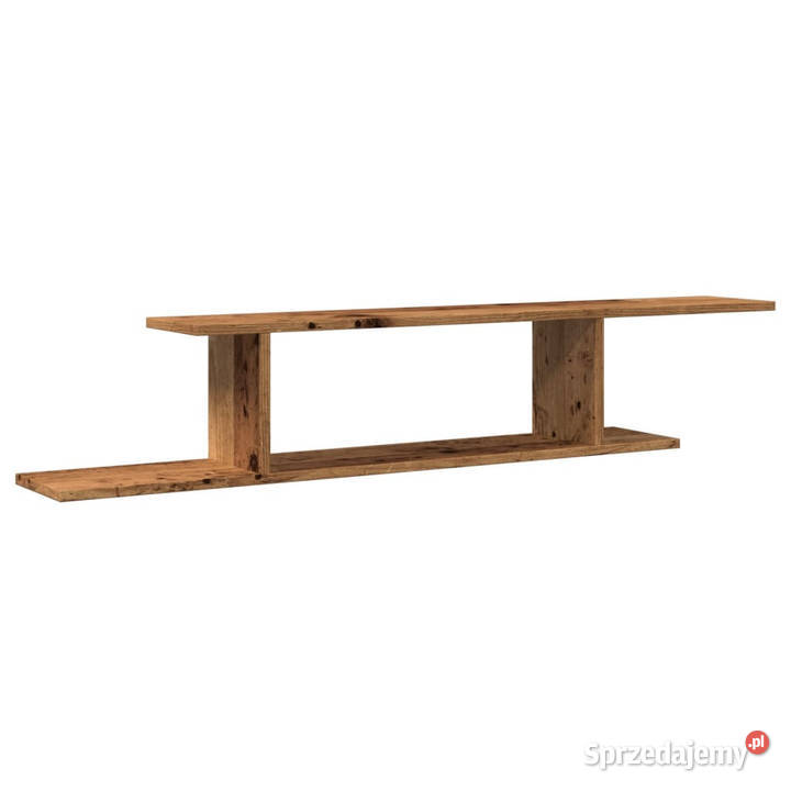Wisząca szafka pod TV stare drewno 125x18x23 mazowieckie Warszawa
