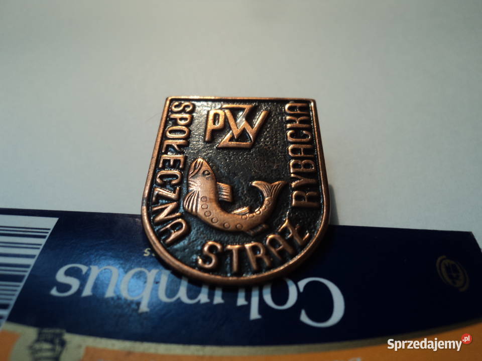 PRL odznaka PZW Społeczna Straż Rybacka wzór małopolskie Nowy Sącz