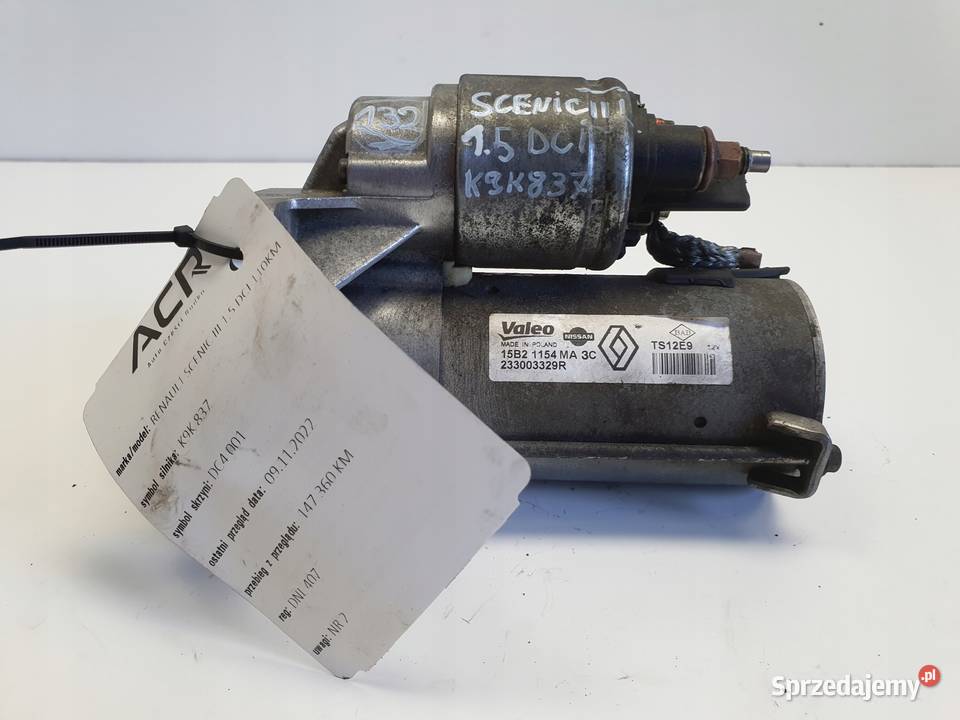 Renault Megane Scenic III 15 DCI ROZRUSZNIK Janów