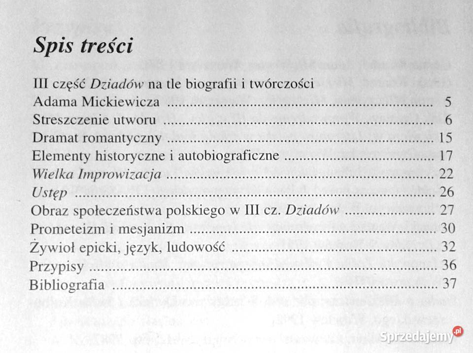 Dziady Adama Mickiewicza Część III Danuta Chełm sprzedam