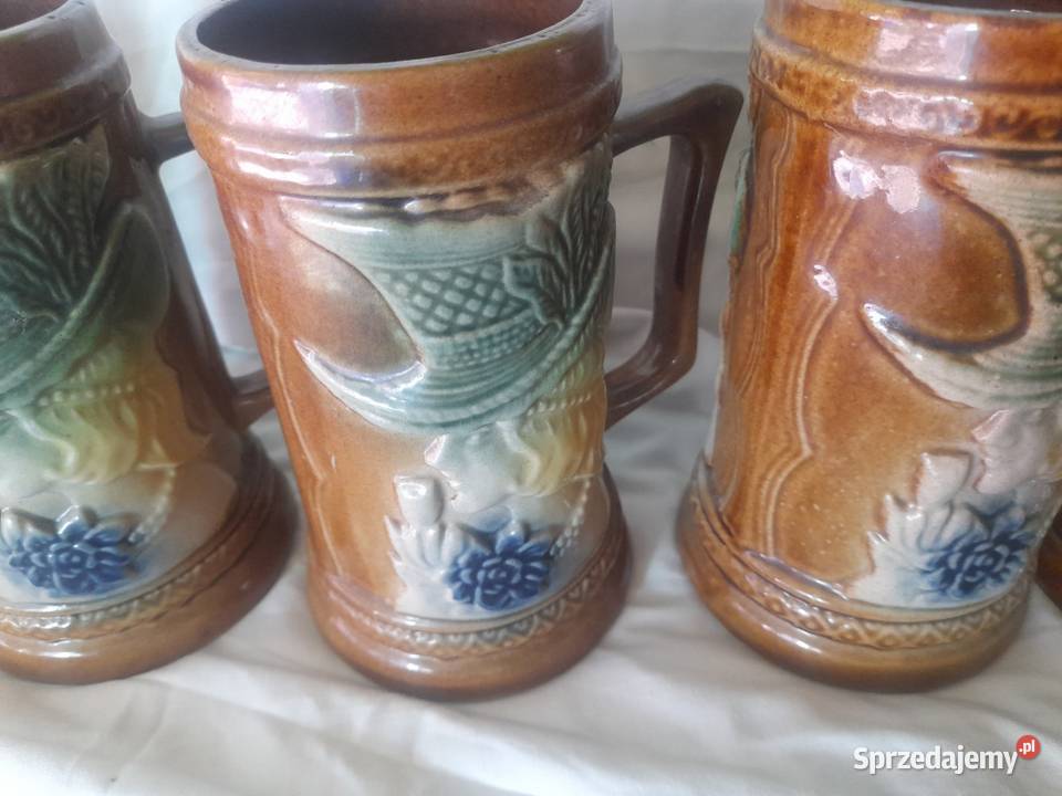 Stary dzban kufel 6 sztuk dolnośląskie