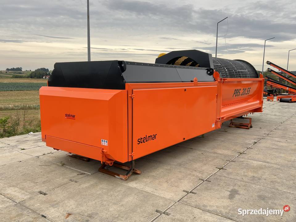 Przesiewacz bębnowy PBS2055 do RDF kompostu Swojczany