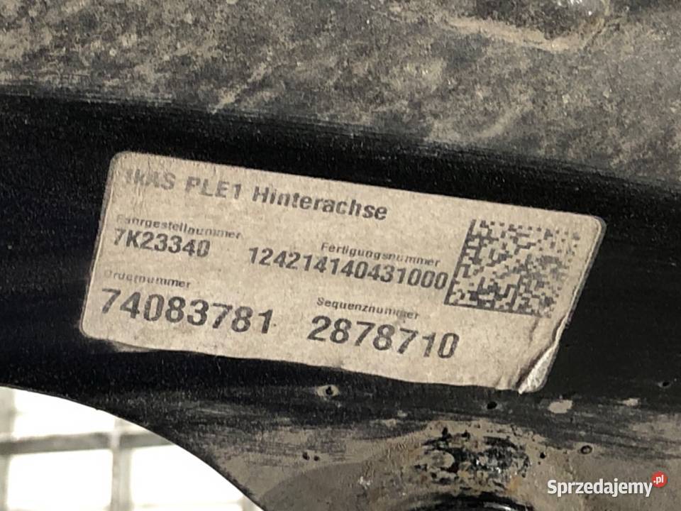 BELKA TYŁ BMW F44 SportowyCoupe TYLNA