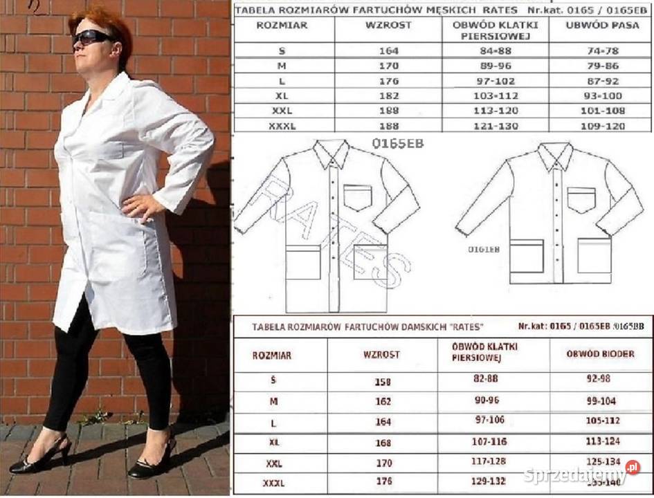 Mundurek Medyczny 50 Komplet spodniebluza