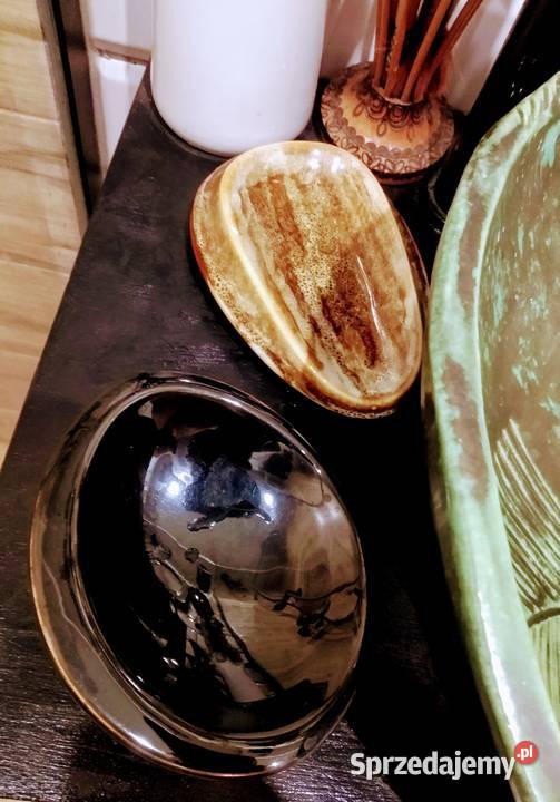 Popielnica czarna Pruszkow Look Porcelana i szkło Antyki, Sztuka, Kolekcje Częstochowa