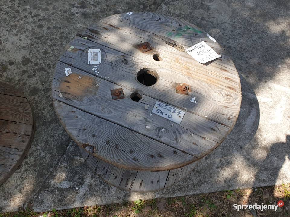 Szpula drewniana kablu elektrycznym 2 SZTUKI Kozłów