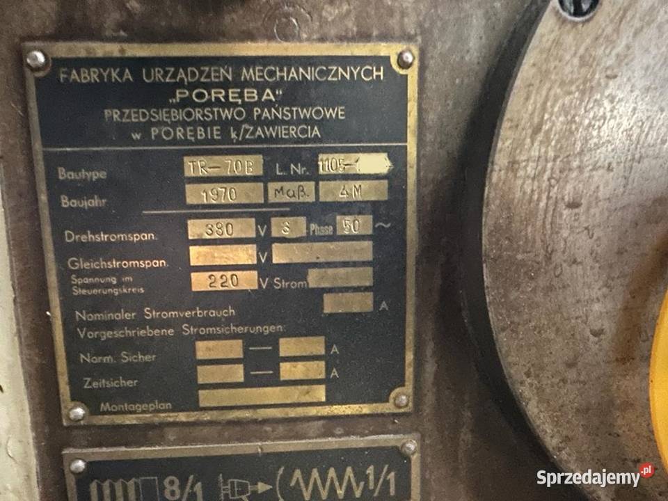Tokarka Poręba TR70B