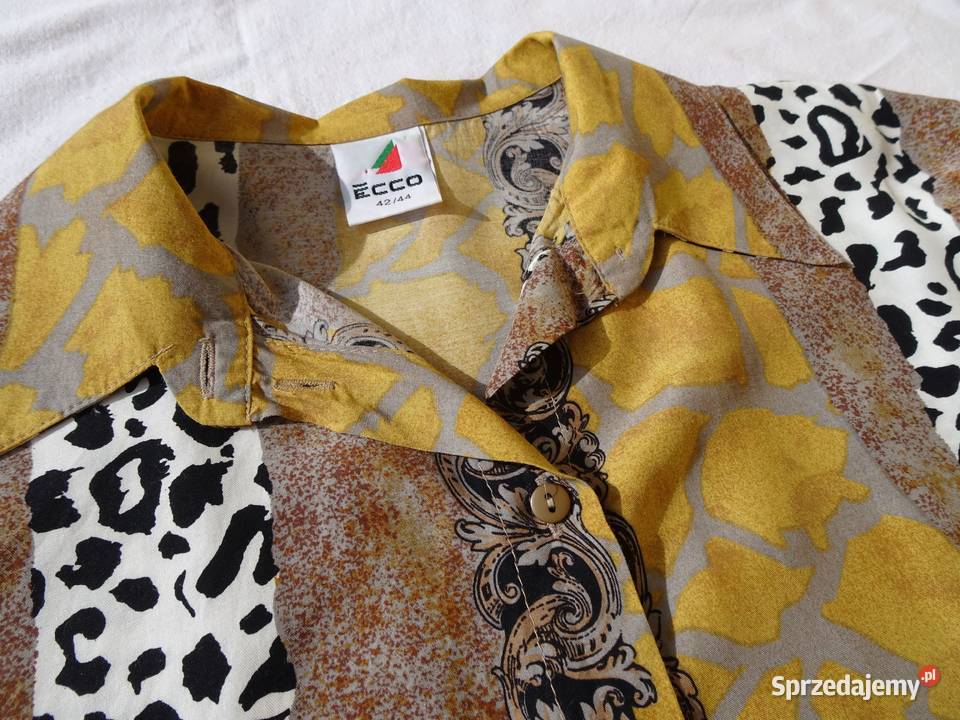 CA ECCO koszula Vintage wiskoza 44 46 48 Nowy Sącz