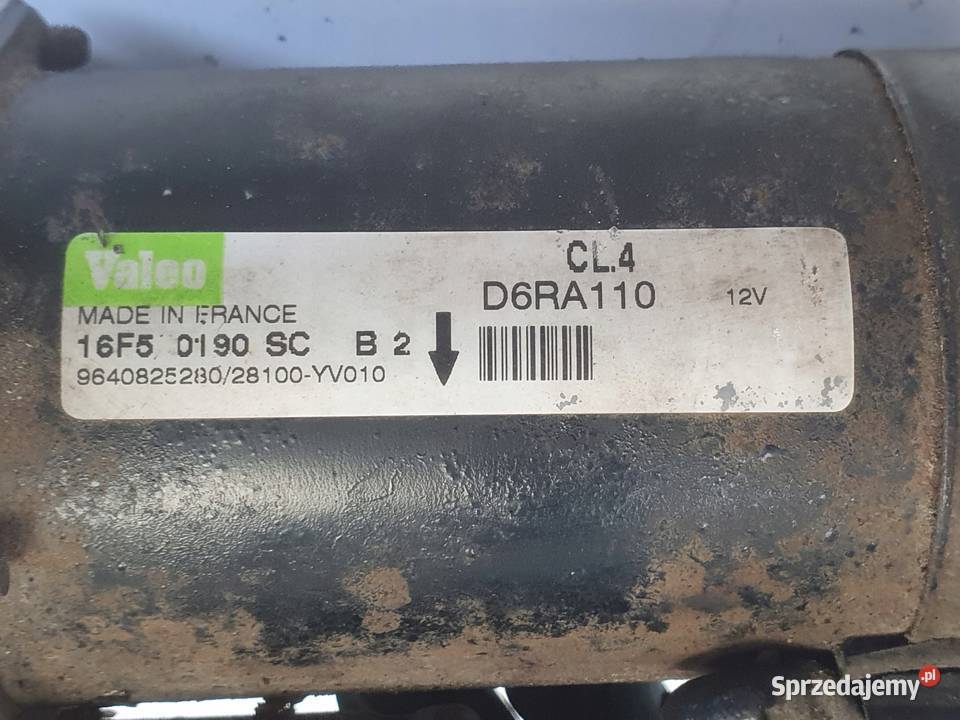 Citroen C3 II 16 HDI ROZRUSZNIK 9640825280 valeo Janów