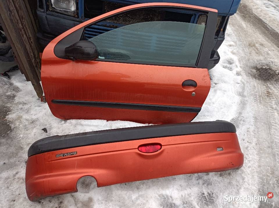 Drzwi Peugot 206 KHDC kpl 3D Sosnowiec sprzedam