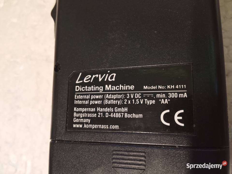 LERVIA KH4111 dyktafon Poznań