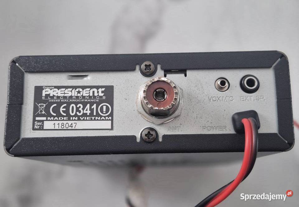 CB Radio President Johnny 3 gruszka mazowieckie Raszyn