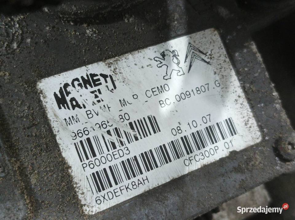 SKRZYNIA BIEGÓW AUTOMATYCZNA KOMPLETNA 20DS33 20 Rok produkcji 2007