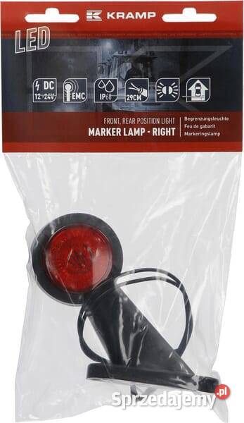 Lampa obrysowa LED prawa 1224V Kramp LA30001 Kamionna