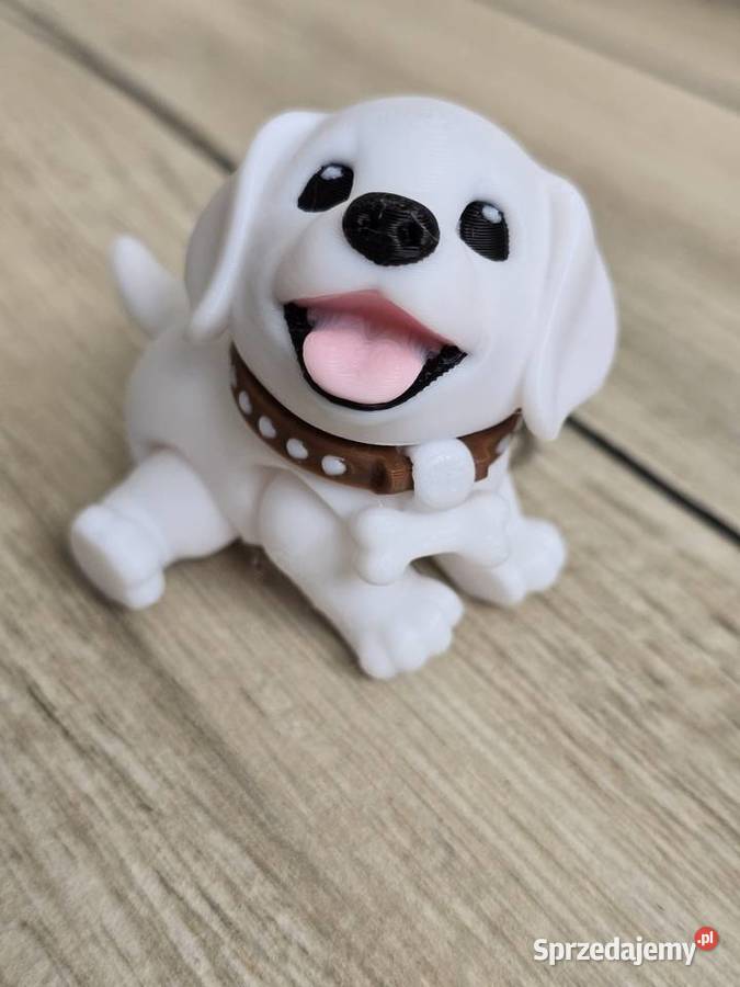 Brelok Szczęśliwy Piesek 3d Druk3D Keychain Chełm