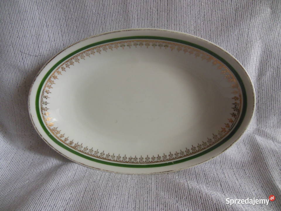 Talerzyk owalny Ćmielów PRL Porcelana i szkło świętokrzyskie Kielce