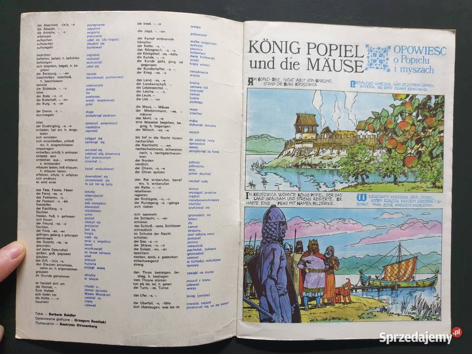 Opowieść o Popielu i Myszach jęz niemiecki Rok wydania 1987 Gdynia