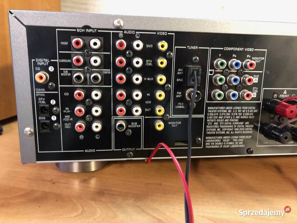 Yamaha RXV357 amplituner kolumny Justynów