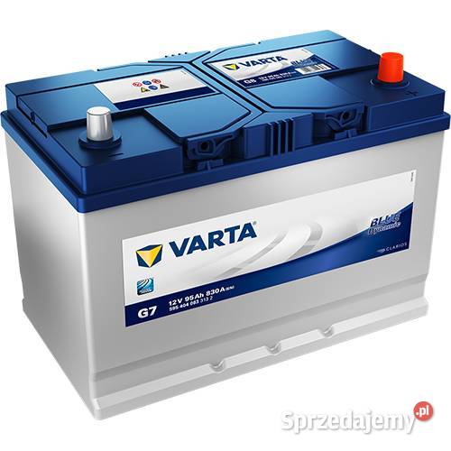 Akumulator VARTA Blue Dynamic G7 95Ah 830A EN P pomorskie Gdynia