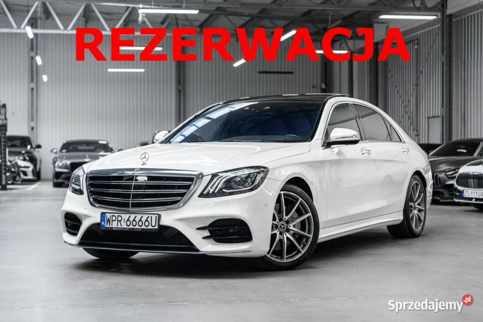 Mercedes S 400 Dociągi Head Up Burmester Mercedes-Benz małopolskie Węgrzce