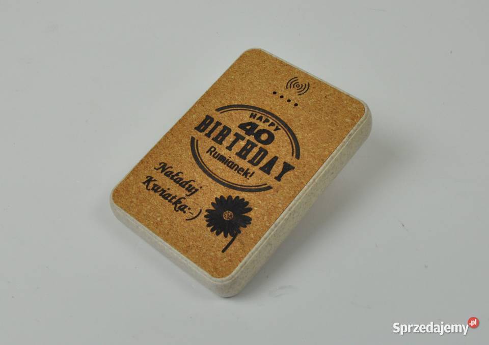 POWERBANK MERAK 5000 mAh z logo grawer 10 Leżajsk