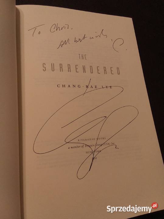 The surrendered Rae Lee angielsku Autograf Proza i poezja Warszawa