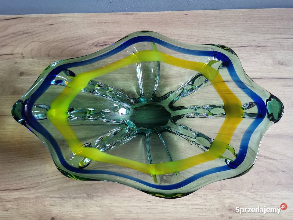 Stara duża wielka 35 48 patera owocarka kolorowe