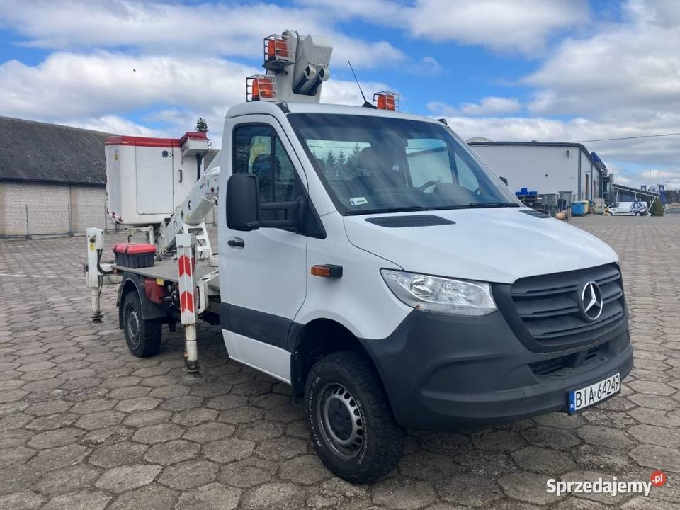 Podnośnik koszowy Bumar PTM16E27 Mercedes Łyski