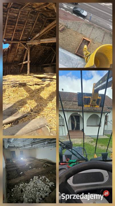 Rozbiórki wyburzenia kucie Demontaż Biskupiec