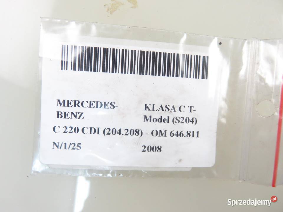 ZAMEK MASKI MERCEDES 204 2048800260 Zamki, wkładki i kluczyki małopolskie