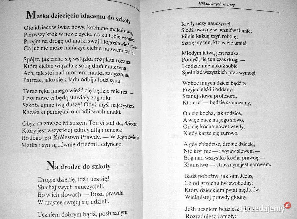 100 pięknych wierszy Na różne okazje praca Chełm