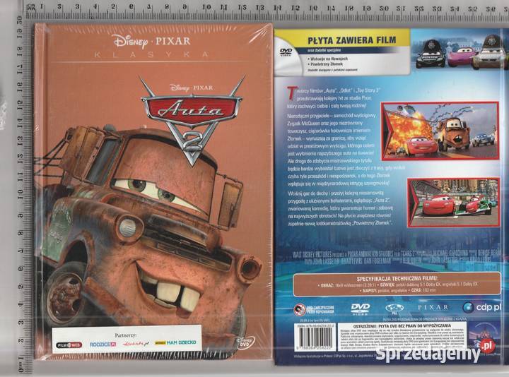 Auta 2 dubbing Disney Pixar DVD Pruszków