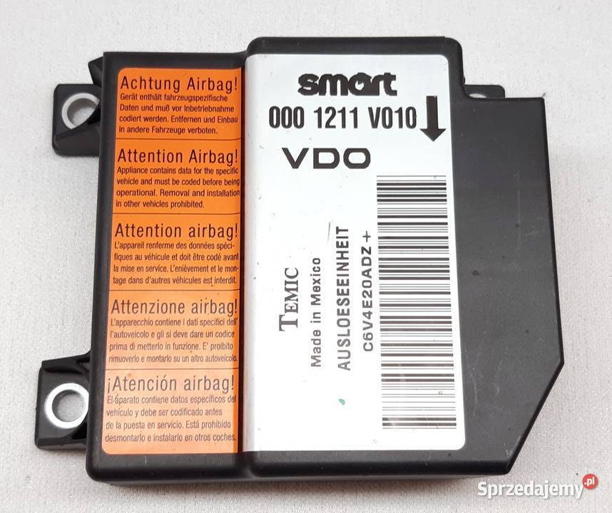 Sterownik Sensor Airbag SMART FORTWO 450 Układ elektryczny dolnośląskie Mielęcin