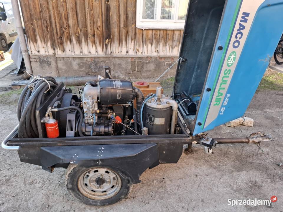 Kompressor śrubowy Maco Sullair ms21 podkarpackie Łęki Dolne