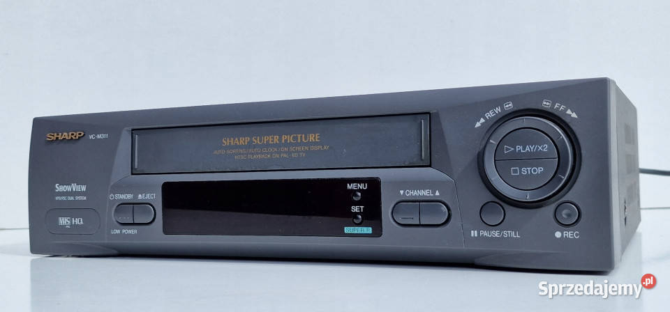 Video magnetowid SHARP VC M 311 VCM311 VHS PILOT Międzychód